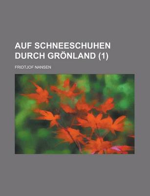 Book cover for Auf Schneeschuhen Durch Gronland (1)