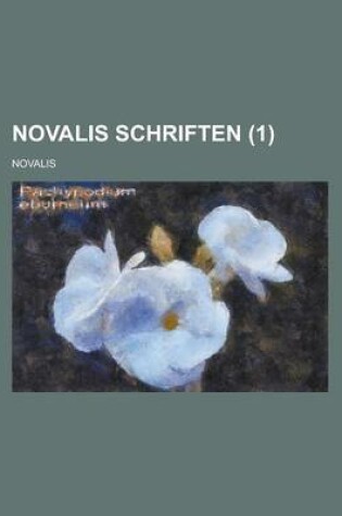 Cover of Novalis Schriften (1 )