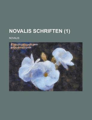 Book cover for Novalis Schriften (1 )