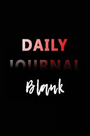 Cover of Daily Journal Blank