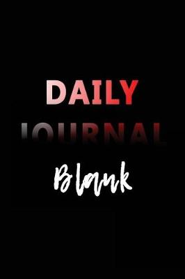 Book cover for Daily Journal Blank