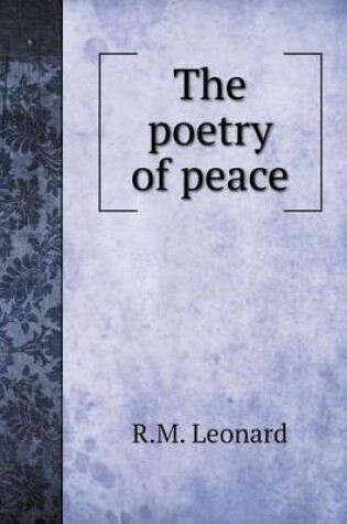 Cover of The poetry of peace