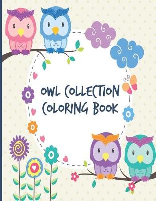 Book cover for Owl Collection Coloring Book