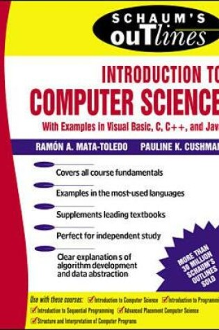 Cover of Schaum's Outline of Introduction to Computer Science