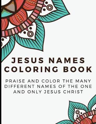 Book cover for Jesus Names Coloring Book