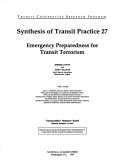 Book cover for Emergency Preparedness for Transit Terrorism