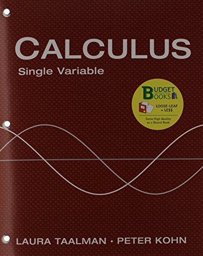 Book cover for Loose-Leaf Version for Calculus Single Variable