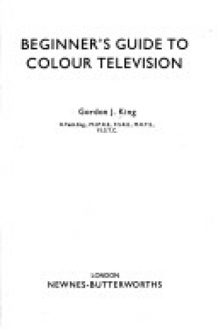 Cover of Colour Television