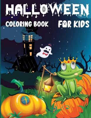 Book cover for Halloween Coloring Book For Kids