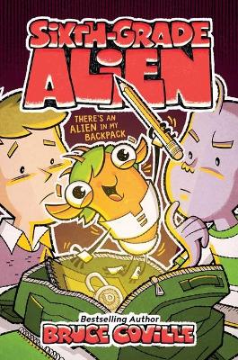 Book cover for There's an Alien in My Backpack, 9