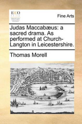 Cover of Judas Maccabæus