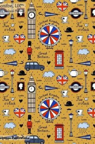 Cover of London, UK Daily Business Planner