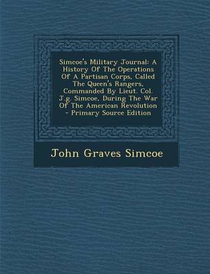 Book cover for Simcoe's Military Journal