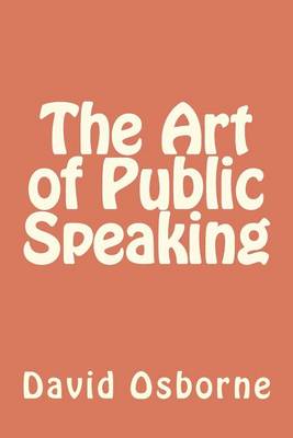 Book cover for The Art of Public Speaking