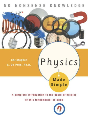 Book cover for Physics Made Simple