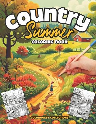 Book cover for Country Summer Coloring Book