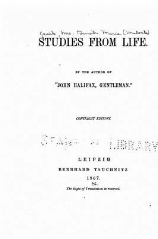 Cover of Studies from Life