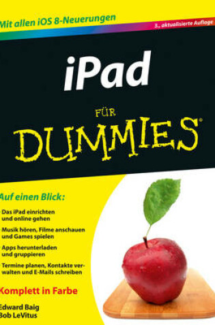 Cover of iPad X Fur Dummies