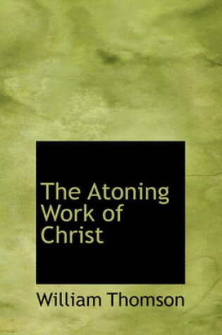 Cover of The Atoning Work of Christ