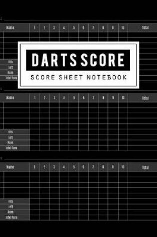 Cover of Darts Score Sheet