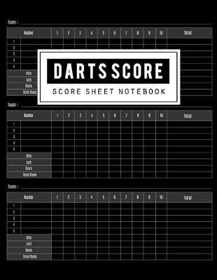 Book cover for Darts Score Sheet