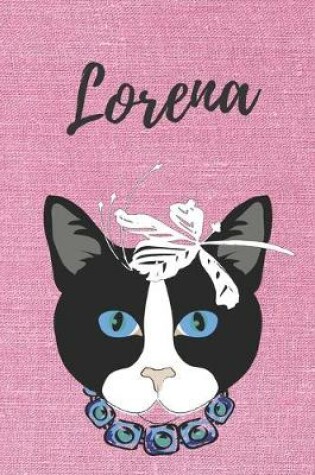 Cover of Lorena Notizbuch-Katzen / Malbuch / Tagebuch