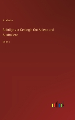 Book cover for Beiträge zur Geologie Ost-Asiens und Australiens