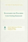 Book cover for Standards for Teachers