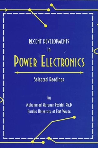 Cover of Recent Developments in Power Electronics