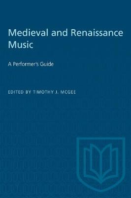 Book cover for Medieval and Renaissance Music