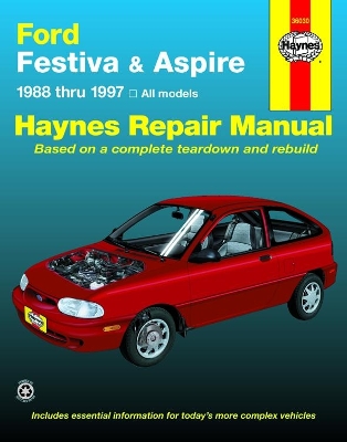 Book cover for Ford Festiva (1988-1993) & Ford Aspire (1994-1997) Haynes Repair Manual (USA)