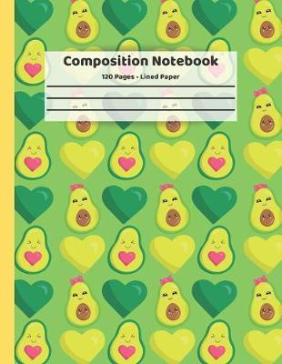 Book cover for Composition Notebook - Avocado