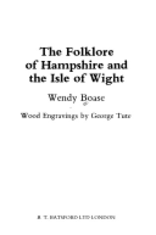 Cover of Folklore of Hampshire and the Isle of Wight