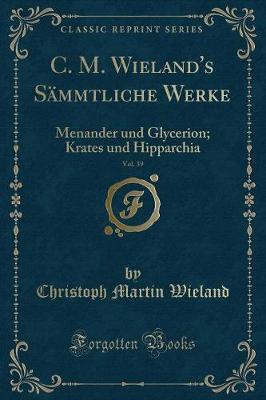 Book cover for C. M. Wieland's Sämmtliche Werke, Vol. 39