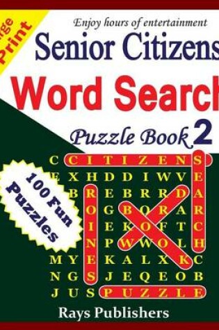 Cover of Senior Citizens' word search puzzle book 2