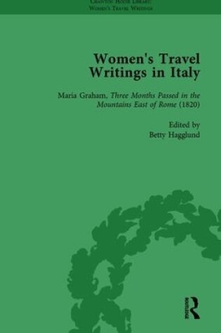 Cover of Women's Travel Writings in Italy, Part II vol 5
