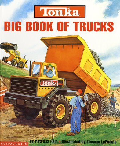 Book cover for Tonka Big Book of Trucks Hardcover Book