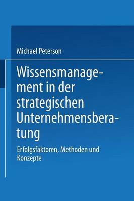 Book cover for Wissensmanagement in der strategischen Unternehmensberatung