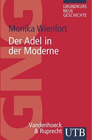 Cover of Der Adel in Der Moderne