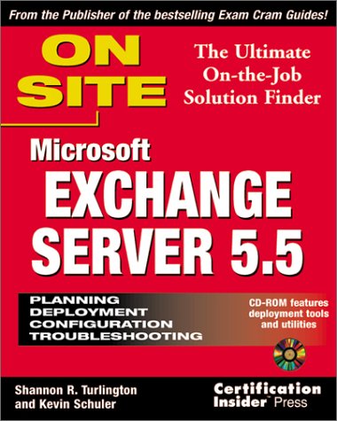 Cover of Microsoft Exchange Server 5.5 On Site