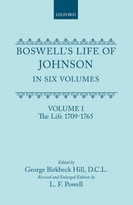 Book cover for Boswell's Life of Johnson in Six Volumes: Volume 1