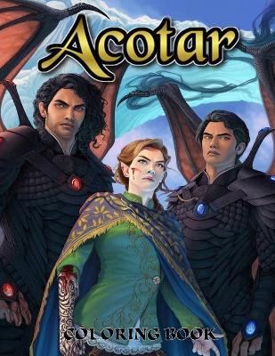 Book cover for ACOTAR Coloring book