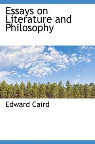 Cover of Essays on Literature and Philosophy