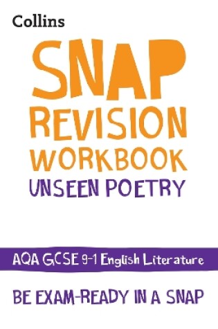 Cover of AQA Unseen Poetry Anthology Workbook