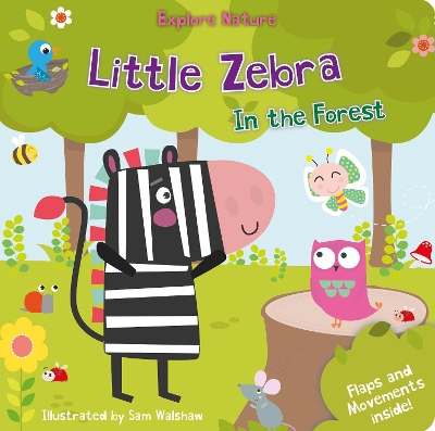Book cover for Little Zebra in the Forest