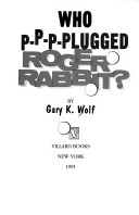 Book cover for Whho P-P-P-Plugged Roger Rabbit