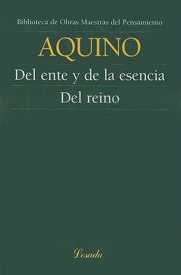 Cover of del Ente y de La Esencia del Reino