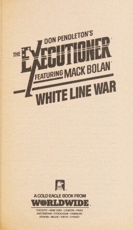 Book cover for White Line War