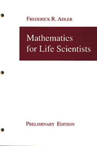 Cover of Maths Life Sciences Prelim Ed