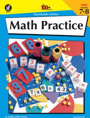 Book cover for Math Practice, Grades 7 - 8